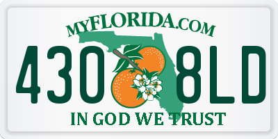 FL license plate 4308LD