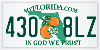 FL license plate 4308LZ