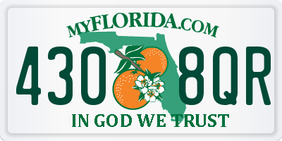 FL license plate 4308QR