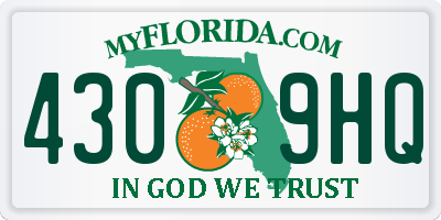 FL license plate 4309HQ