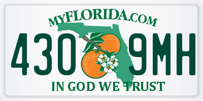 FL license plate 4309MH