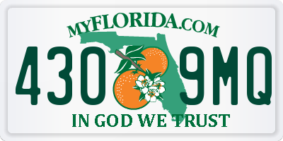 FL license plate 4309MQ