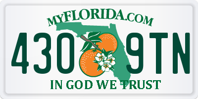 FL license plate 4309TN