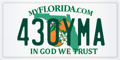 FL license plate 430YMA