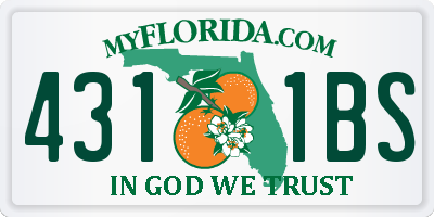 FL license plate 4311BS