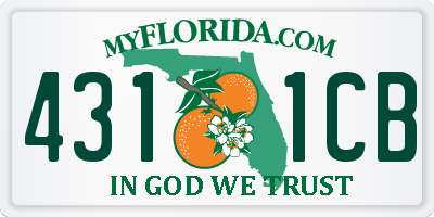 FL license plate 4311CB