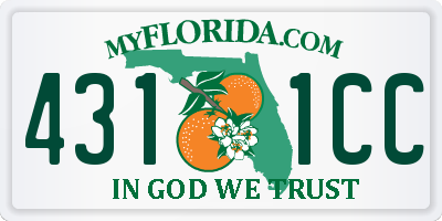 FL license plate 4311CC