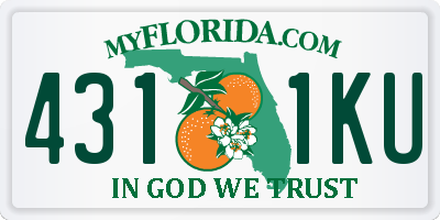 FL license plate 4311KU