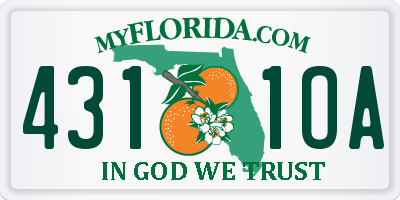FL license plate 4311OA