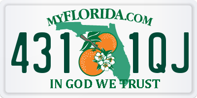 FL license plate 4311QJ