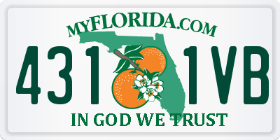 FL license plate 4311VB