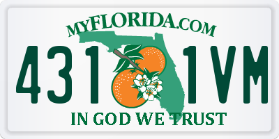 FL license plate 4311VM