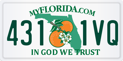 FL license plate 4311VQ