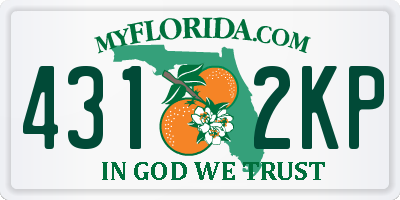 FL license plate 4312KP