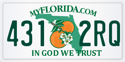 FL license plate 4312RQ
