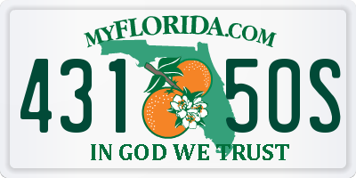 FL license plate 4315OS