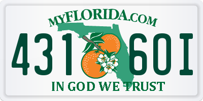 FL license plate 4316OI