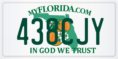 FL license plate 438CJY