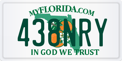 FL license plate 438NRY