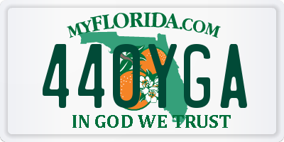 FL license plate 440YGA