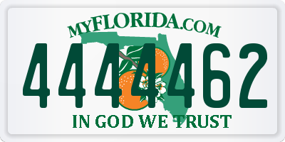 FL license plate 4444462