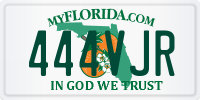 FL license plate 444VJR