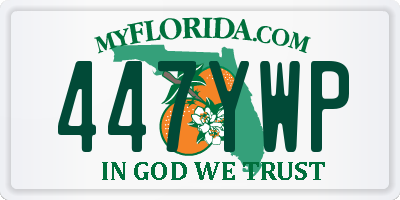 FL license plate 447YWP