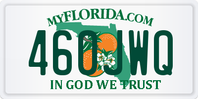 FL license plate 460JWQ