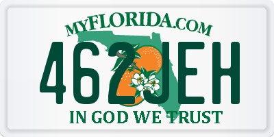 FL license plate 462JEH