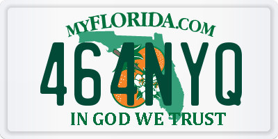 FL license plate 464NYQ