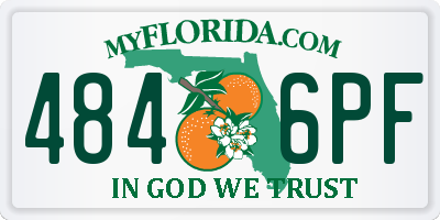 FL license plate 4846PF