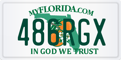 FL license plate 486RGX