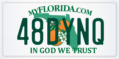 FL license plate 48DYNQ