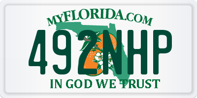 FL license plate 492NHP