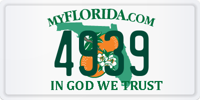 FL license plate 4939