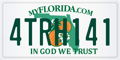 FL license plate 4TRH141