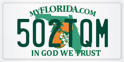 FL license plate 502TQM