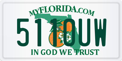 FL license plate 511OUW