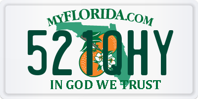 FL license plate 521QHY