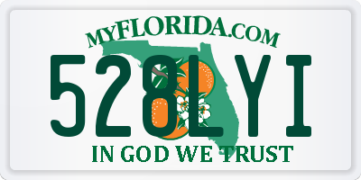 FL license plate 528LYI