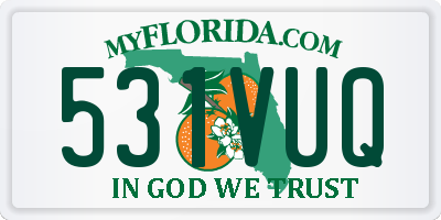 FL license plate 531VUQ