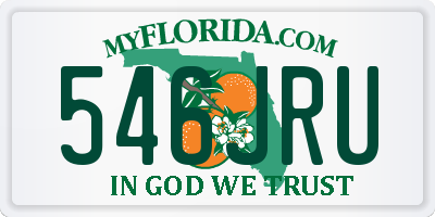 FL license plate 546JRU