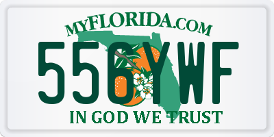 FL license plate 556YWF