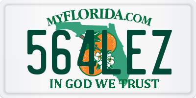 FL license plate 564LEZ