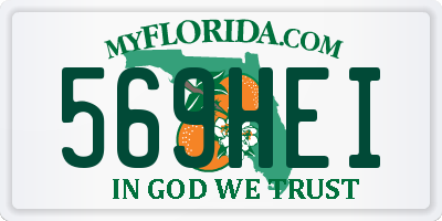 FL license plate 569HEI