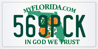 FL license plate 569PCK