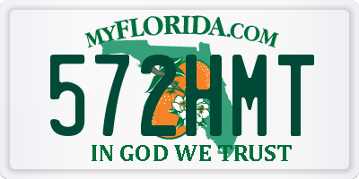 FL license plate 572HMT