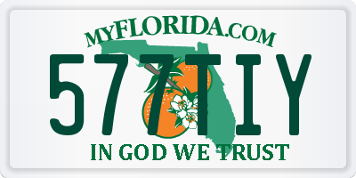 FL license plate 577TIY