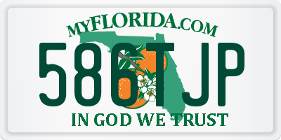 FL license plate 586TJP