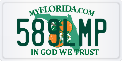 FL license plate 589LMP